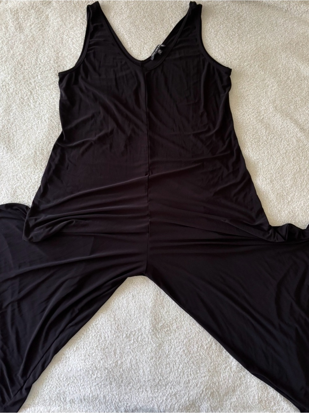 Nik and Nash Women’s Black Wide Leg Sleeveless Jumpsuit